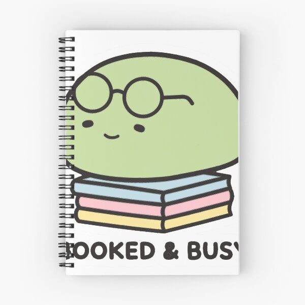 Item preview, Cute Chibi Bookworm Glasses Booked And Busy Halloween Sticker designed and sold by xiaoxiaochibi.