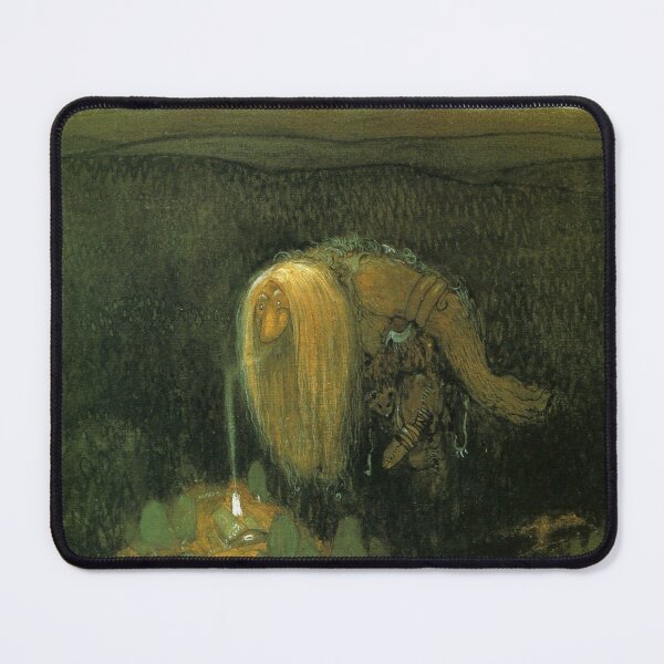 Artikelvorschau, Waldtroll - John Bauer entworfen und verkauft von forgottenbeauty.