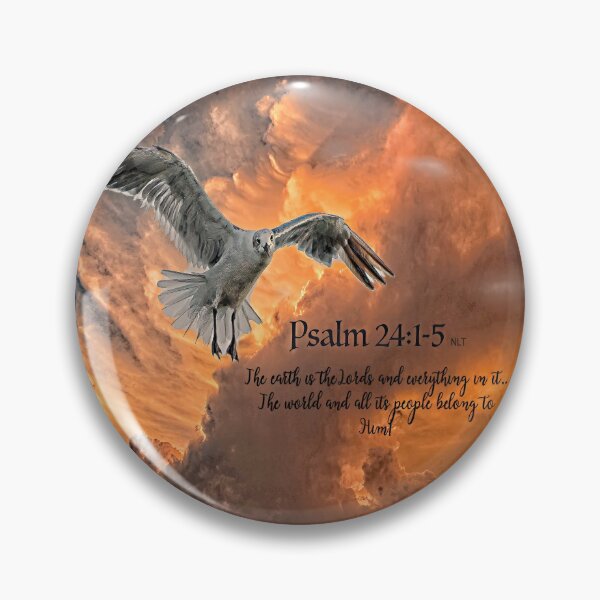 Item preview, Bible Verse Psalm 24:1-5  designed and sold by NC NatureVisions.