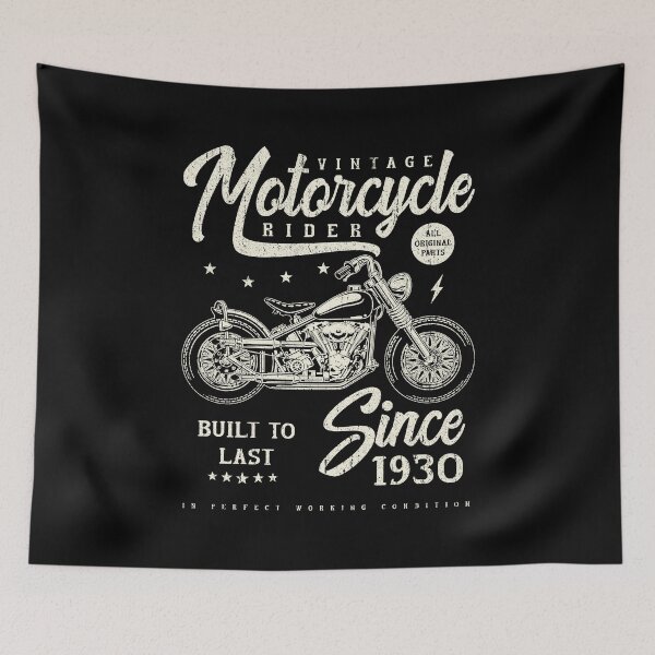 Item preview, Vintage Motorcycle Bikers Motorbike Birthday 1930 designed and sold by JRRTs.
