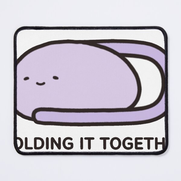 Item preview, Cute Chibi Paperclip Holding It Together Halloween Sticker designed and sold by xiaoxiaochibi.