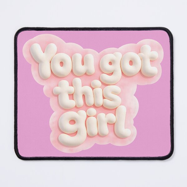 Item preview, You Got This Girl – Motivational Bubble Letter Sticker designed and sold by tviyluv.
