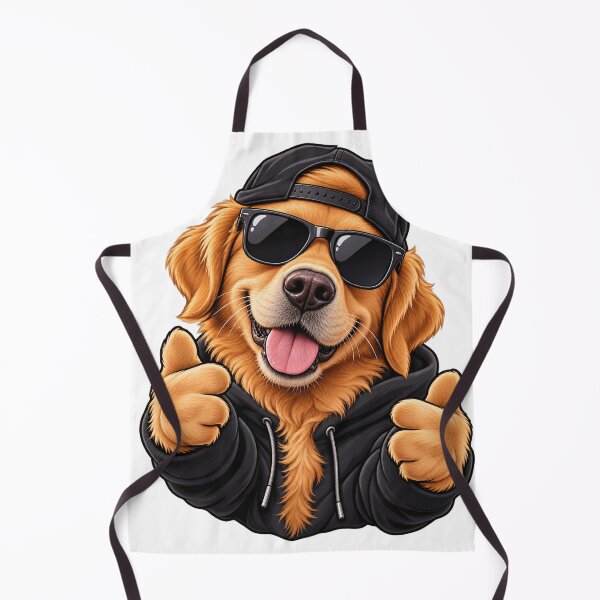 Item preview, Cool Golden Retriever – Chill Dog in Sunglasses designed and sold by BigGreenStore.