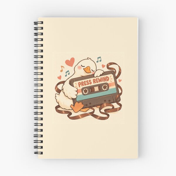 Item preview, Cute Goose Cassette Tape Press Rewind Kawaii designed and sold by DmaarGroup.