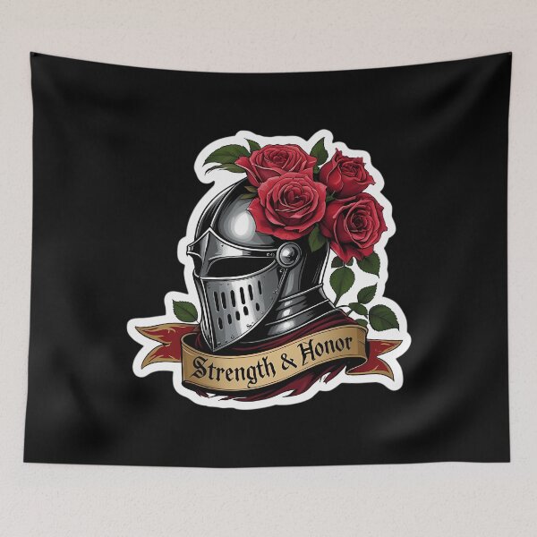 Item preview, Knight With Roses  Dark Fantasy designed and sold by CarmelaSam.