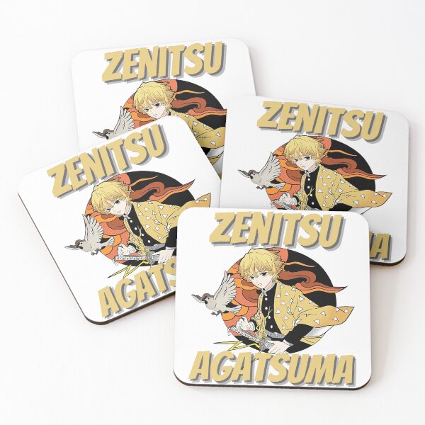 Item preview, Zenitsu Agatsuma Chuntaro Thunder Breathing Demon Slayer designed and sold by friends420.