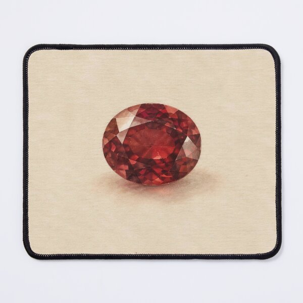 Item preview, January Birthstone Garnet Watercolor | Crystal Wall Art designed and sold by FixationStudio.