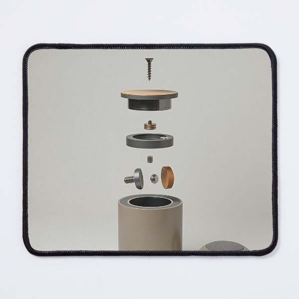 Item preview, Exploded View Minimalist Lamp Components Art designed and sold by profustock.
