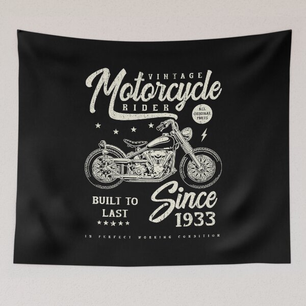 Item preview, Vintage Motorcycle Bikers Motorbike Birthday 1933 designed and sold by JRRTs.