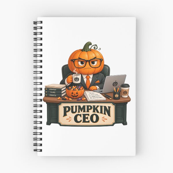 Item preview, Pumpkin CEO Halloween Graphic, Funny Pumpkin Boss PNG, Halloween Business Clipart designed and sold by Pixanova.