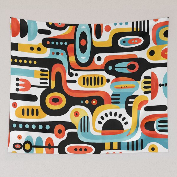 Item preview, Mid-Century Modern Abstract No. 1 designed and sold by Rockett Graphics.