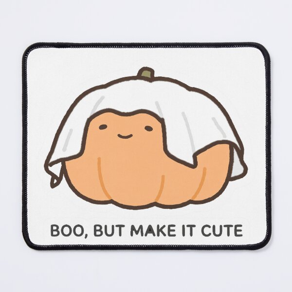 Item preview, Cute Chibi Pumpkin Ghost Sheet Boo But Make It Cute Halloween Sticker designed and sold by xiaoxiaochibi.