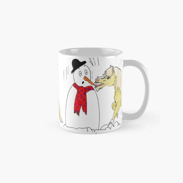 Shetland Pony & the Snowman Classic Mug