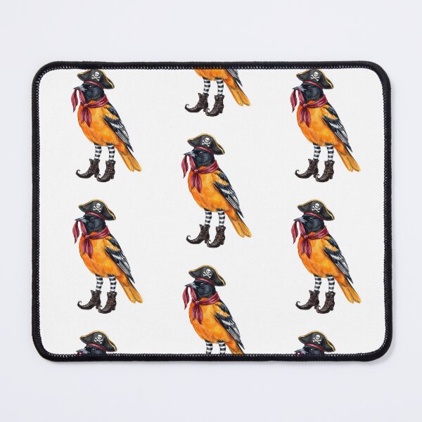Item preview, Pirate Oriole Halloween Bird designed and sold by Tiffany Roy.