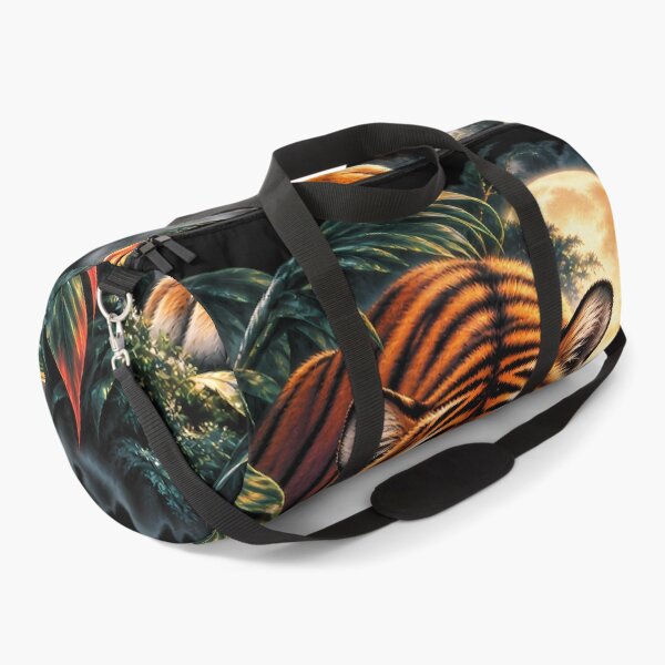 Item preview, Jungle Tiger Moonlight Wildlife Art designed and sold by RkskArt.