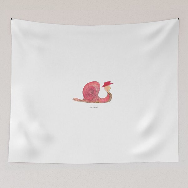 Item preview, Snail in a Red Hat - Whimsical Storybook Watercolor Art designed and sold by lumekind.
