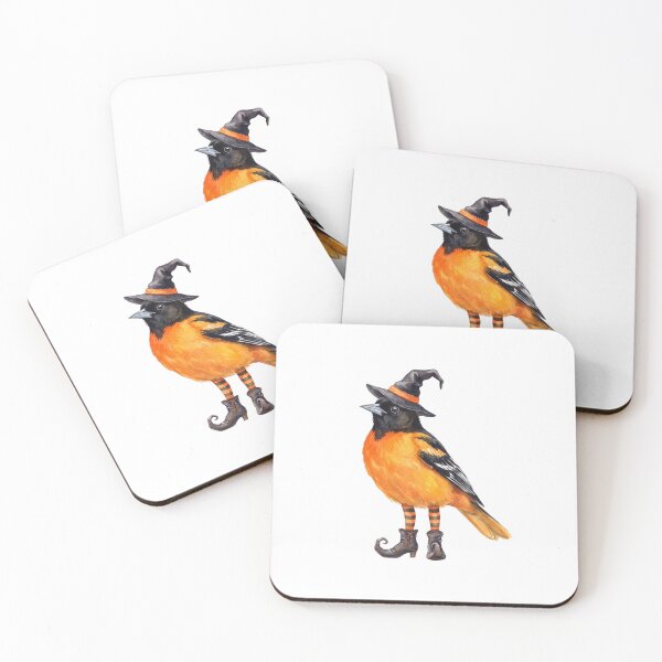 Item preview, Witch Oriole Halloween Hat designed and sold by Tiffany Roy.