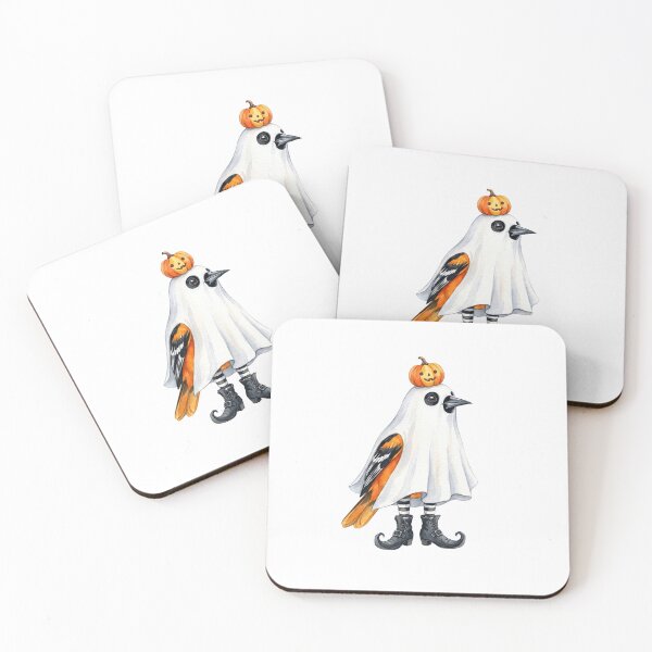 Item preview, Ghost Oriole Pumpkin Sheet designed and sold by Tiffany Roy.