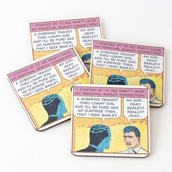 Item preview, Barley Encounter from Steve Aylett's HYPERTHICK comic designed and sold by AylettClobber.