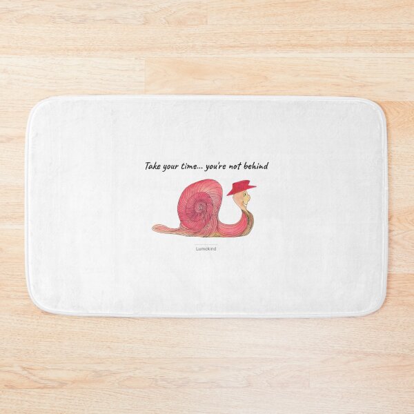 Item preview, Take Your Time Snail Watercolor Quote designed and sold by lumekind.