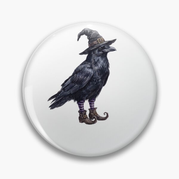 Item preview, Witch Crow Black Raven designed and sold by Tiffany Roy.