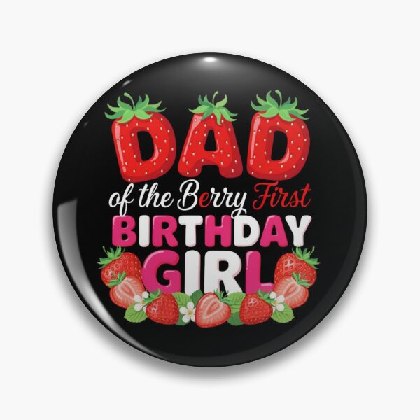Item preview, Dad Of The Berry First Birthday Girl Strawberry Lover designed and sold by Dabbing Turtle Designs.