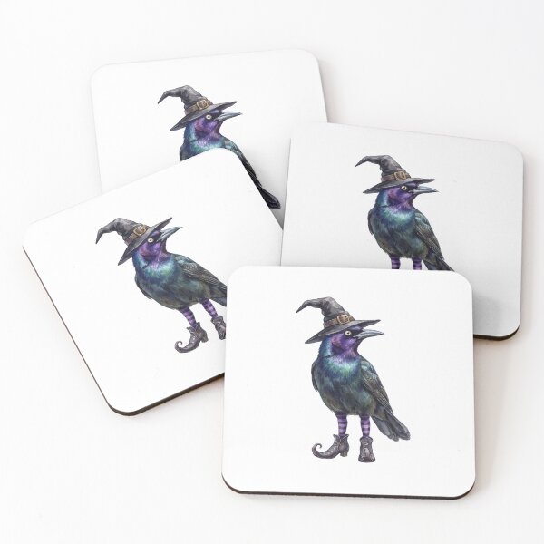 Item preview, Iridescent Crow Witch Boots designed and sold by Tiffany Roy.