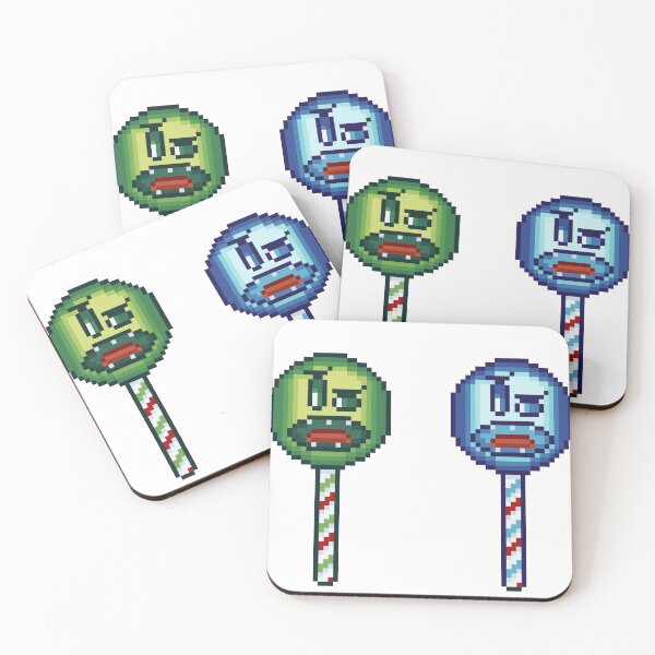 Item preview, Pixel Art Monster Lollipops designed and sold by RetroRlx.