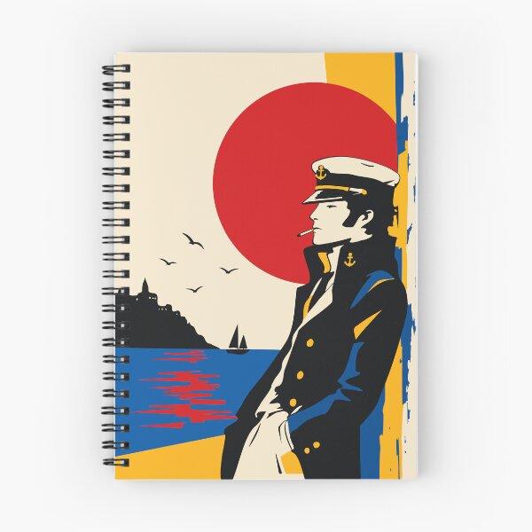 Item preview, Adriatic Captain Art Print, Vintage Sailor Print, Mediterranean Nautical Art, Coastal Italy Decor, Retro Maritime Illustration designed and sold by Studio pod Burom.