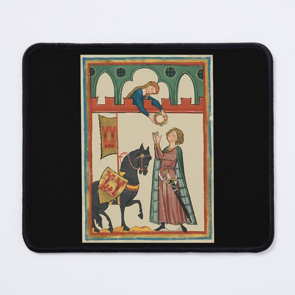 Item preview, Lady Awarding Knight A Garland 14Th Century designed and sold by CarmelaSam.
