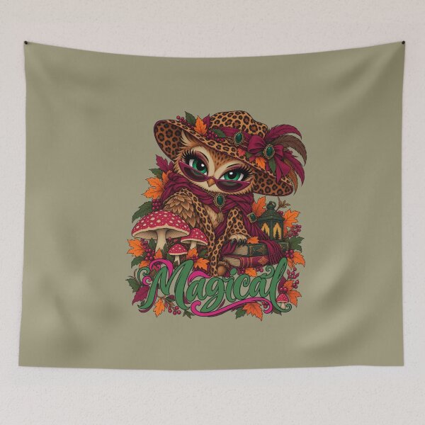 Item preview, Magical Autumn Owl – Wild Mystic designed and sold by Aimetoi.