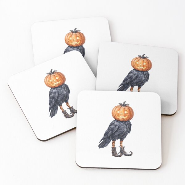 Item preview, Pumpkin Crow Halloween Mask designed and sold by Tiffany Roy.