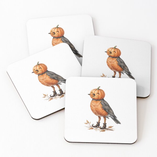 Item preview, Pumpkin Robin Garden Bird designed and sold by Tiffany Roy.