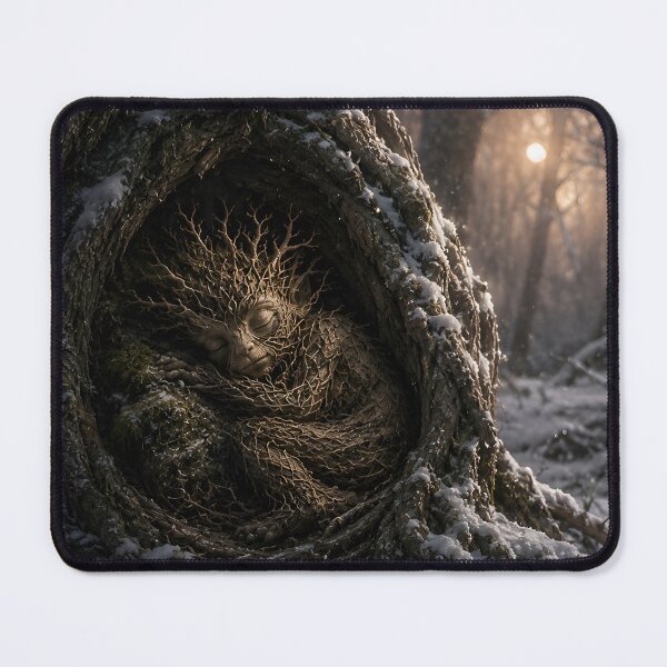 Item preview, Sleeping Forest Spirit in a Hollow Tree designed and sold by JUTElCONIC.