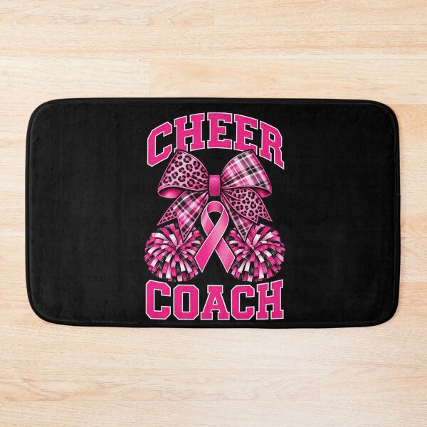 Item preview, Cheer Coach Breast Cancer Awareness Pink Ribbon Cheerleading designed and sold by Whirx.