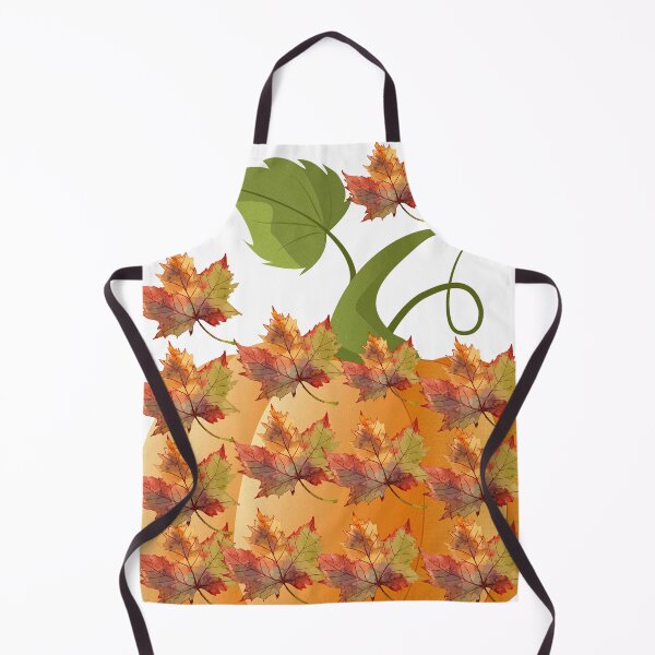 Item preview, Giant Pumpkin And Fall Leaves Aesthetic Pattern designed and sold by hepopatterns.