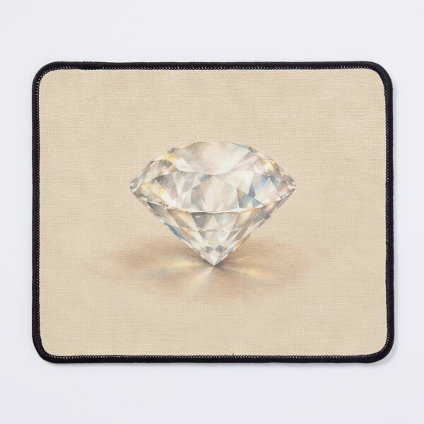 Item preview, April Birthstone Diamond Watercolor | Crystal Wall Art designed and sold by FixationStudio.