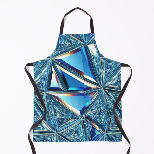Item preview, Cobalt Blue Geometric Faceted Mirror Pattern designed and sold by Piotrek0001.