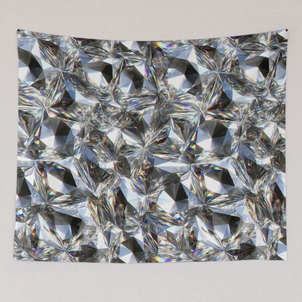 Item preview, Glittering Diamond Facet Shard Mosaic Art designed and sold by Piotrek0001.