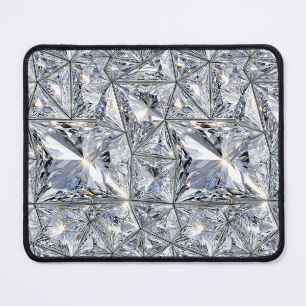 Item preview, Sharp Geometric Silver Mirror Facet Design designed and sold by Piotrek0001.