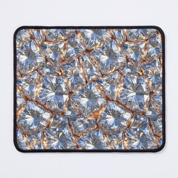 Item preview, Champagne Rose Gold Crystal Facet Pattern designed and sold by Piotrek0001.