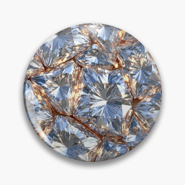 Item preview, Champagne Rose Gold Crystal Facet Pattern designed and sold by Piotrek0001.