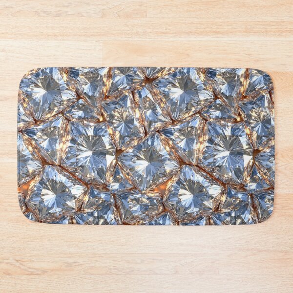 Item preview, Champagne Rose Gold Crystal Facet Pattern designed and sold by Piotrek0001.