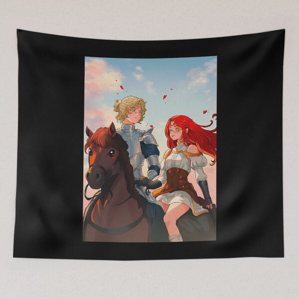 Item preview, Knight And Lover On A Horse designed and sold by CarmelaSam.