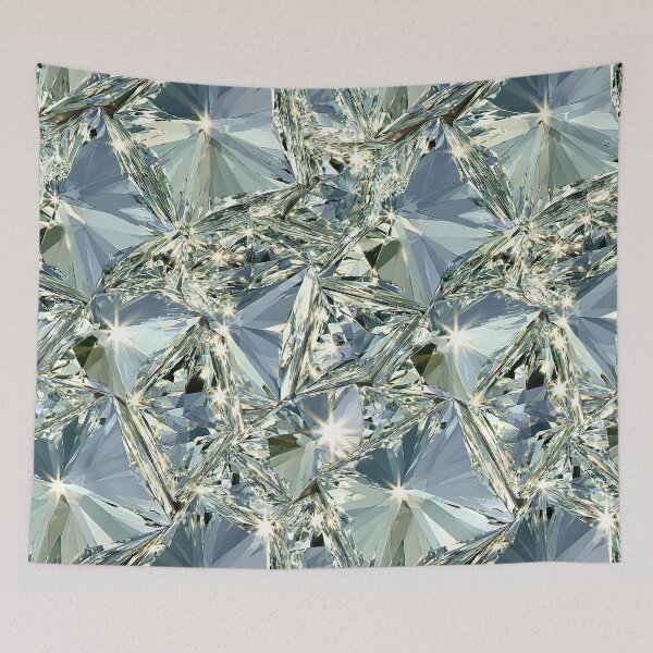 Item preview, Platinum Geometric Diamond Crystal Surface designed and sold by Piotrek0001.