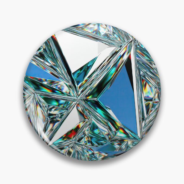 Item preview, Aqua Turquoise and Silver Prismatic Shards designed and sold by Piotrek0001.