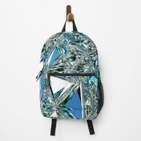 Item preview, Aqua Turquoise and Silver Prismatic Shards designed and sold by Piotrek0001.