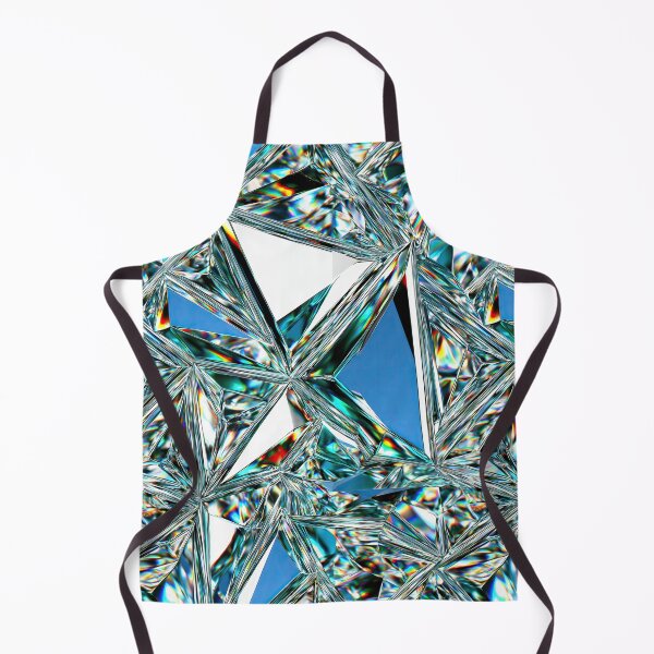 Item preview, Aqua Turquoise and Silver Prismatic Shards designed and sold by Piotrek0001.