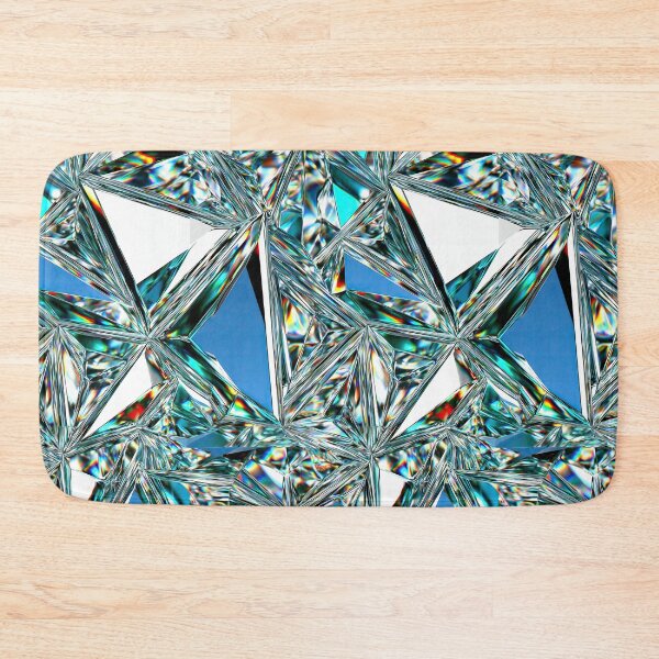 Item preview, Aqua Turquoise and Silver Prismatic Shards designed and sold by Piotrek0001.