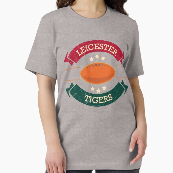 Aperçu de l'œuvre T-Shirt Leicester Tigers Rugby Ball Top Union anglaise présente cadeau créée et vendue par thehadgaddad.